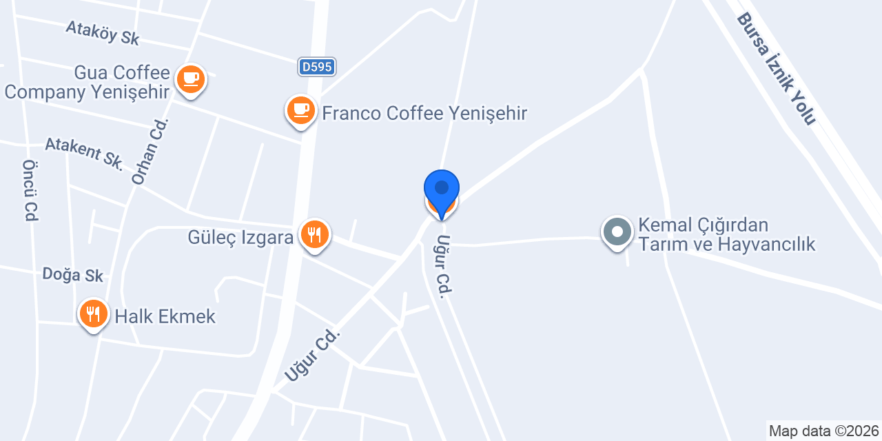 Dedeli Unlu Mamülleri konumu