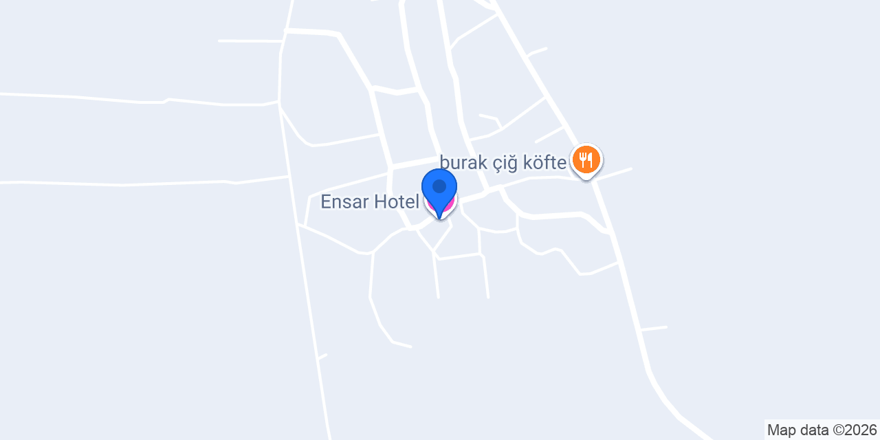 Ensar Hotel konumu