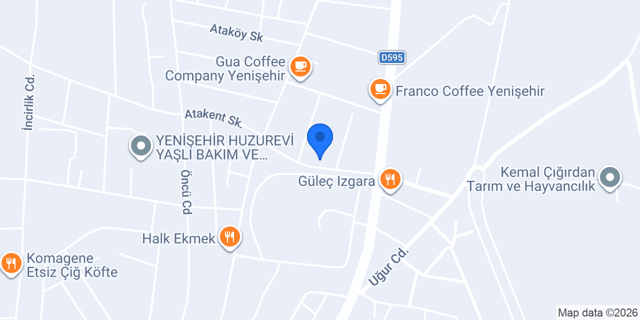Özel Yenişehir Sağlık Kabini konumu
