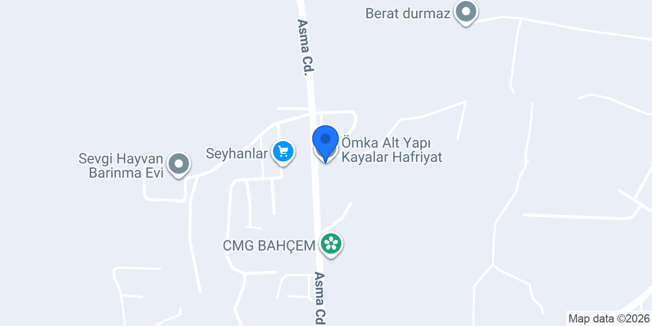 Ömka Alt Yapı Kayalar Hafriyat konumu