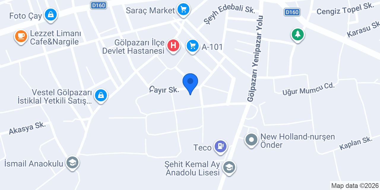 Yılmaz Traktör konumu