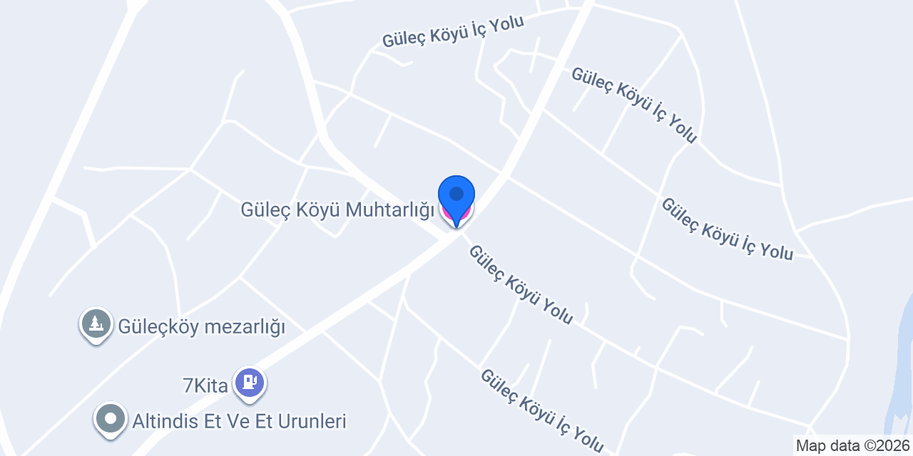 Güleç Köyü Muhtarlığı konumu