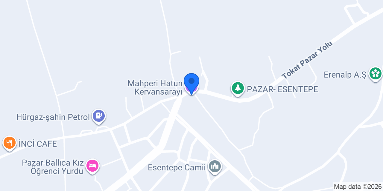 Mahperi Hatun Kervansarayı konumu