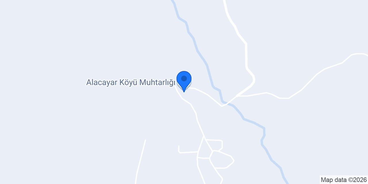 Alacayar Köyü Muhtarlığı konumu