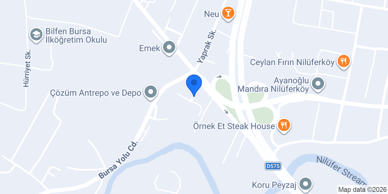 Dekore Mimarlık konumu