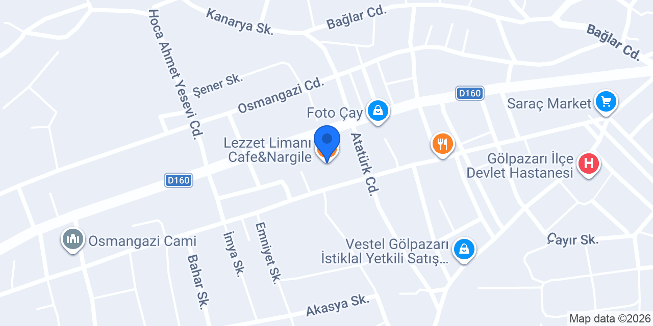 Lezzet Limanı Cafe&Nargile konumu
