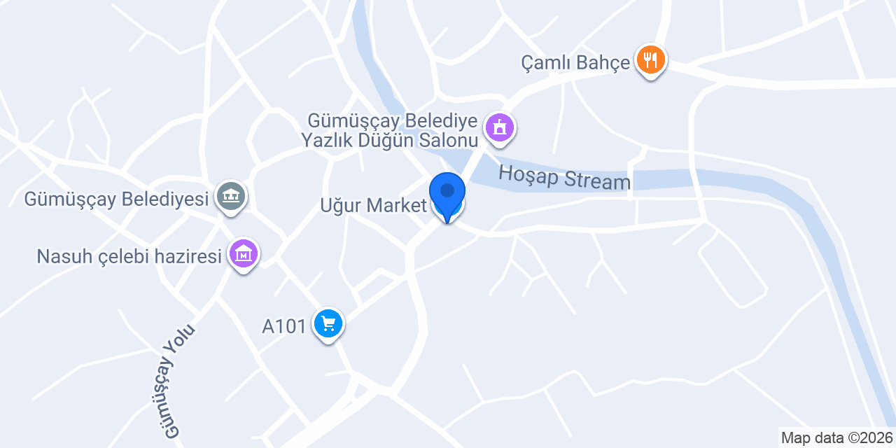 Uğur Market konumu
