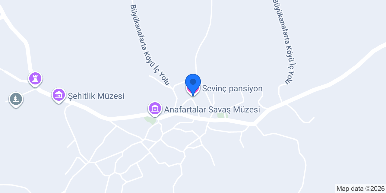 Sevinç pansiyon konumu