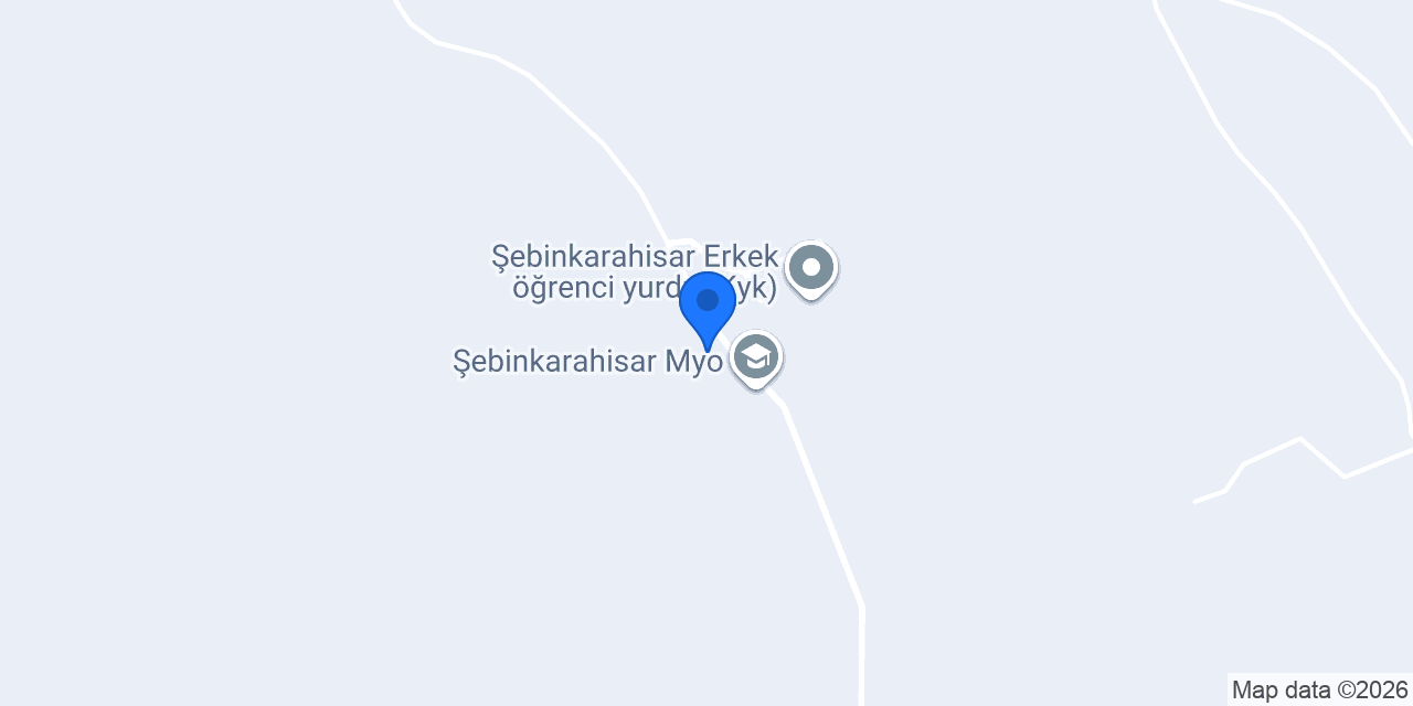 Şebinkarahisar UBYO konumu