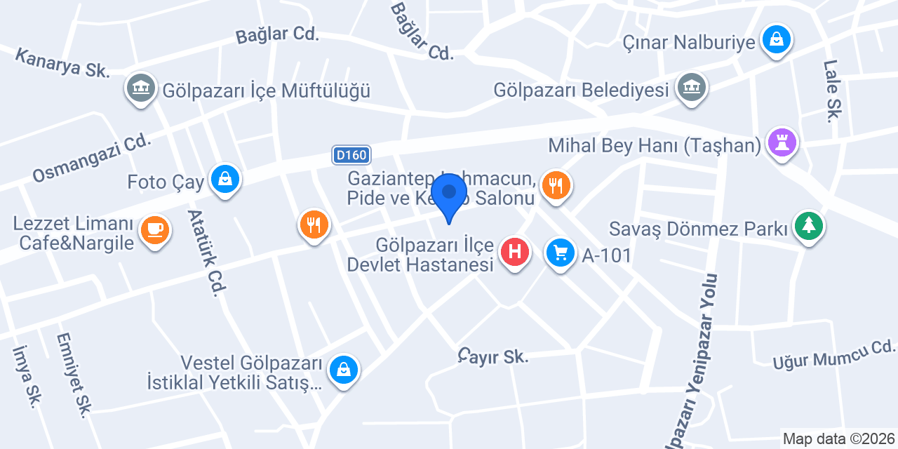 Koreli Nalbur konumu