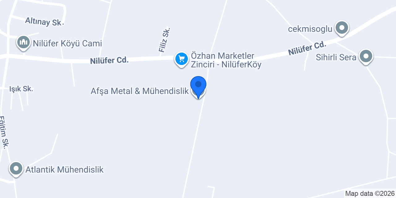 Afşa Metal & Mühendislik konumu