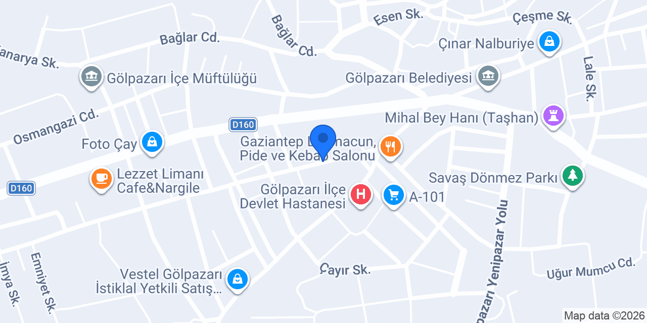 Hayat Veteriner Kliniği konumu