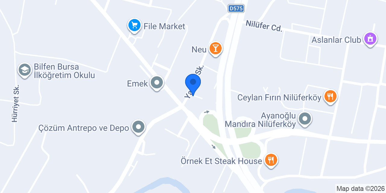 KHG Mimarlık konumu