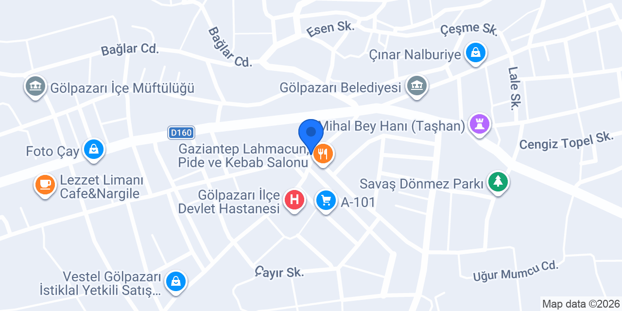 Saraç Market konumu