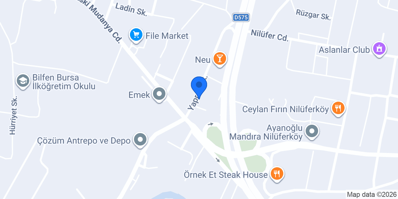 Bademli Tesisat konumu