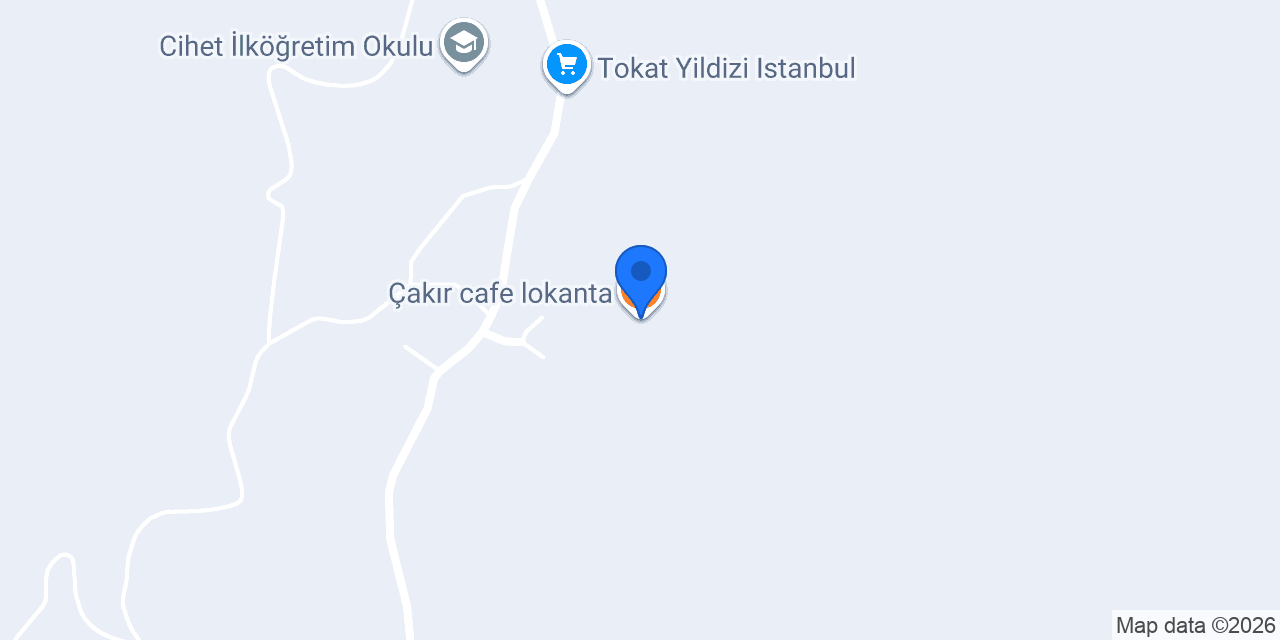 Çakır cafe lokanta konumu