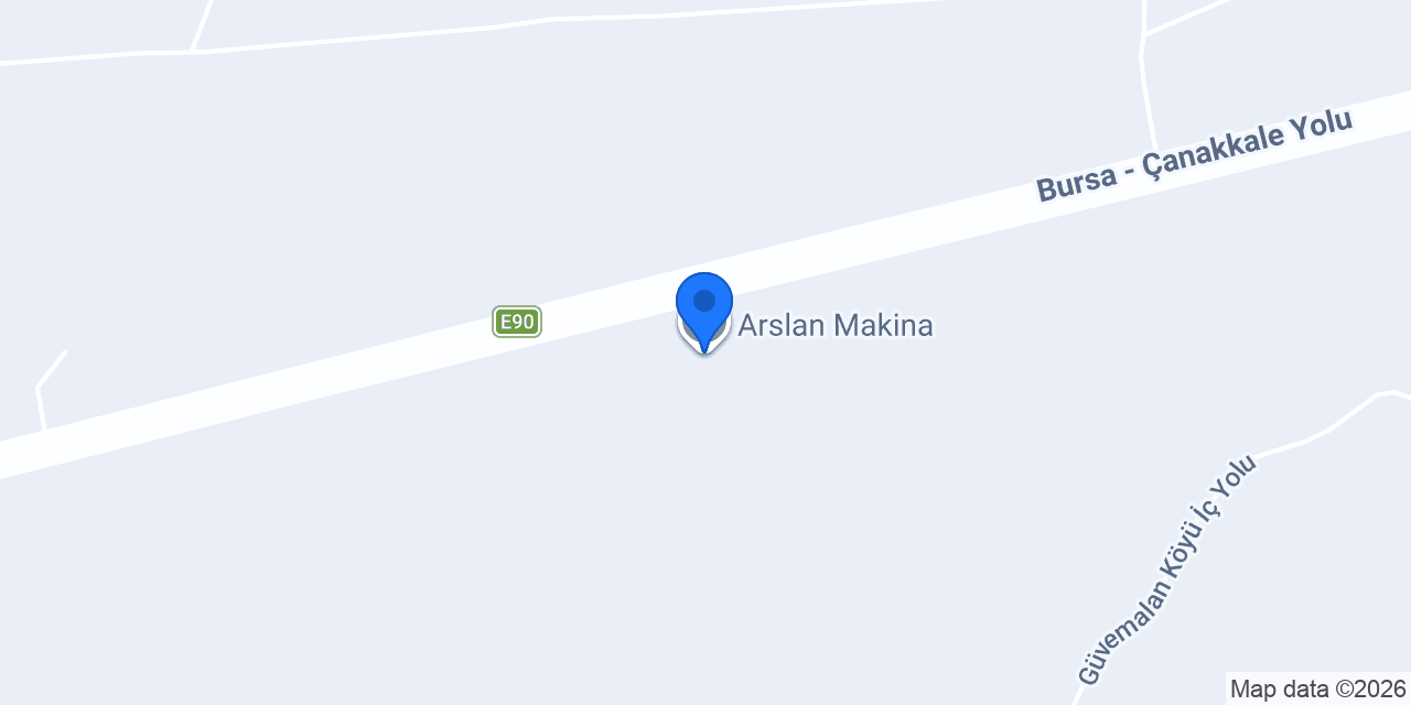 Arslan Makina konumu