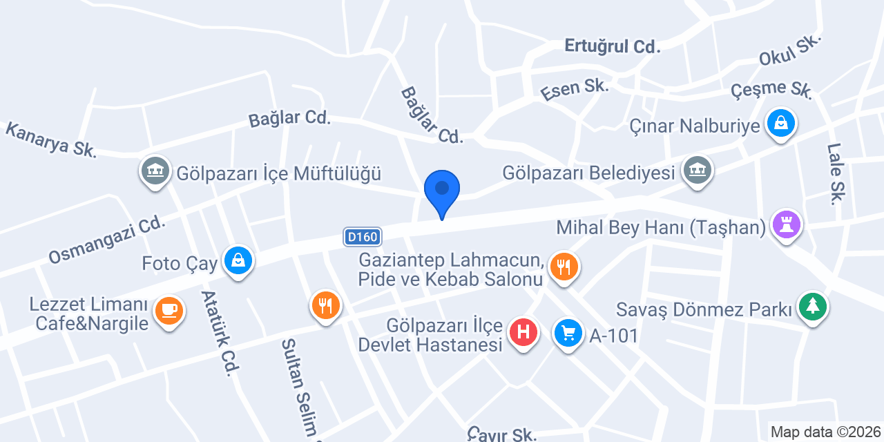 Ülkü Bayan Kuaförü konumu