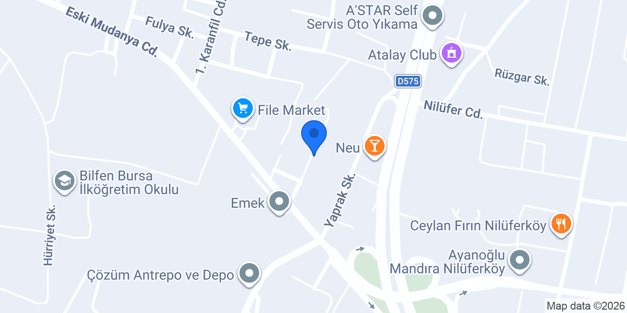 Sess'li Meyhane Bursa konumu