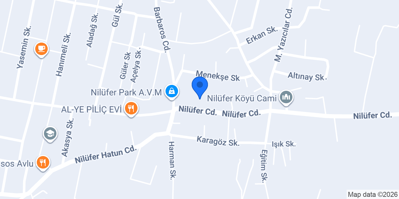 Nilüferköy Eczanesi konumu