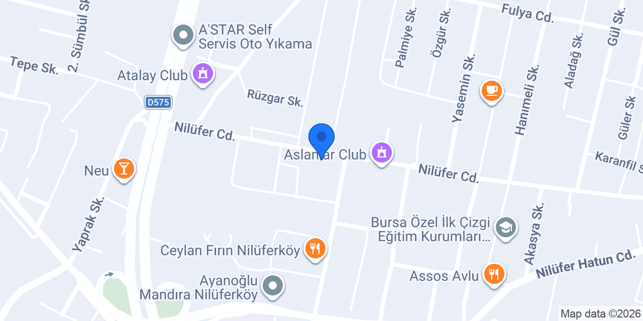 Safir Peyzaj konumu