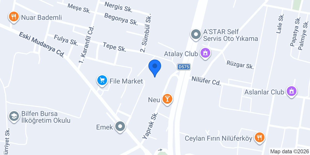 Tezcan Oto Elektrik konumu