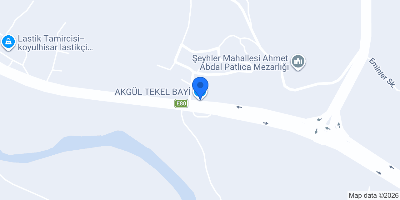 AKGÜL TEKEL BAYİ konumu