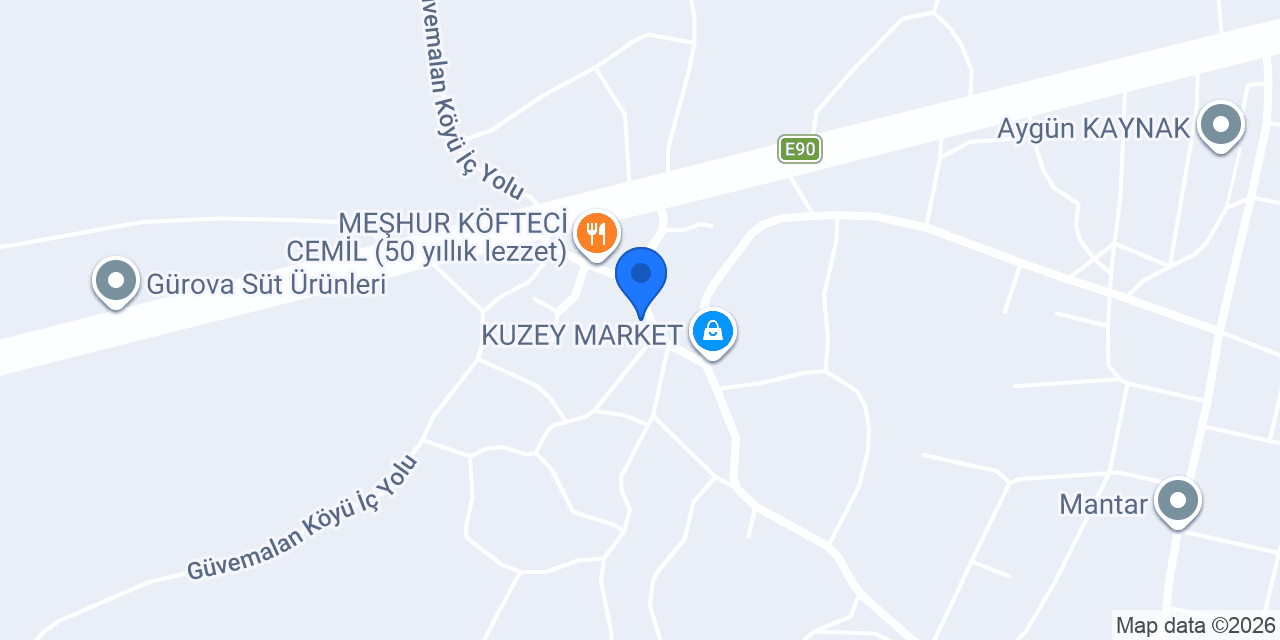 Çınar Market & Tekel konumu
