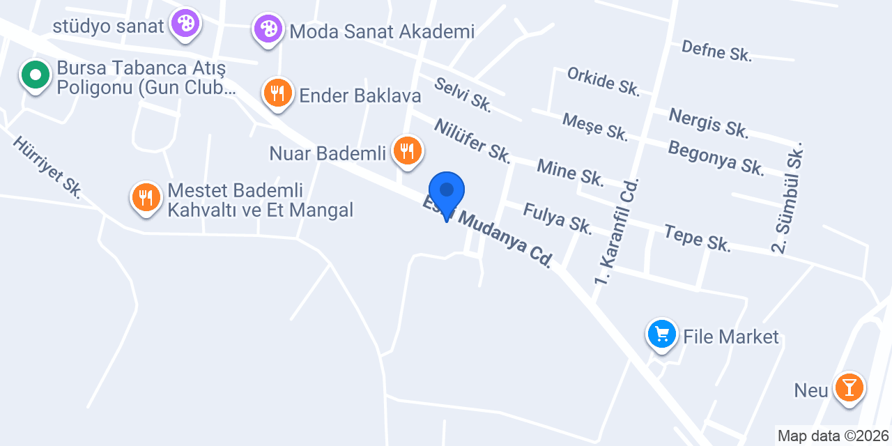 Meşhur Börekçi Necati Usta konumu