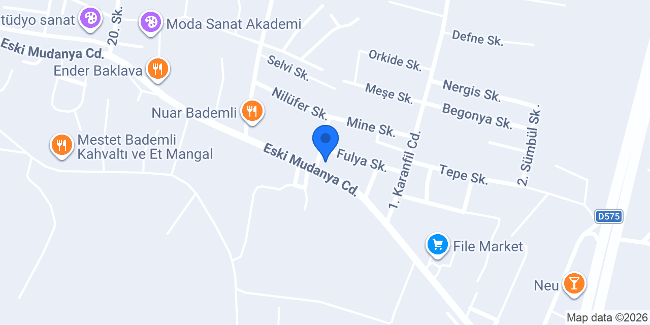 Noyan Hukuk Bürosu konumu