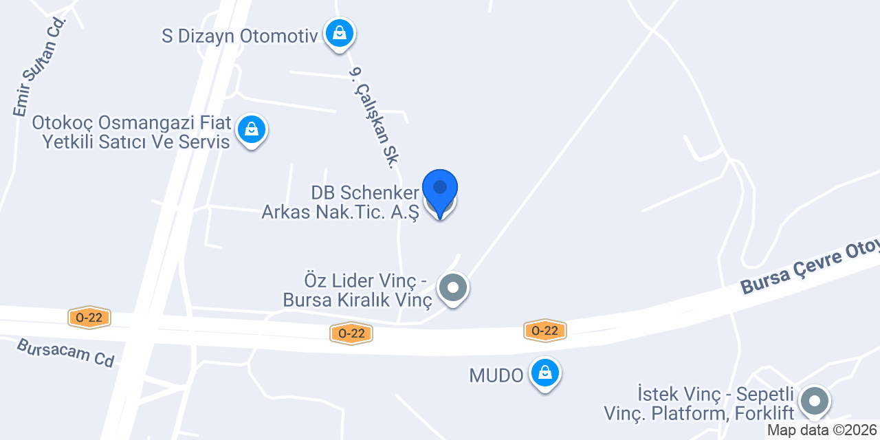 DB Schenker Arkas Nak.Tic. A.Ş konumu