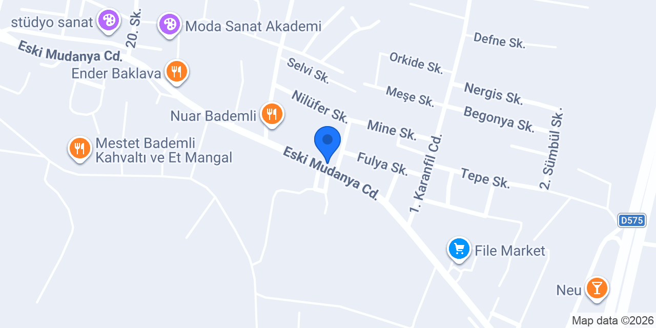Güneş Çiçekçilik konumu