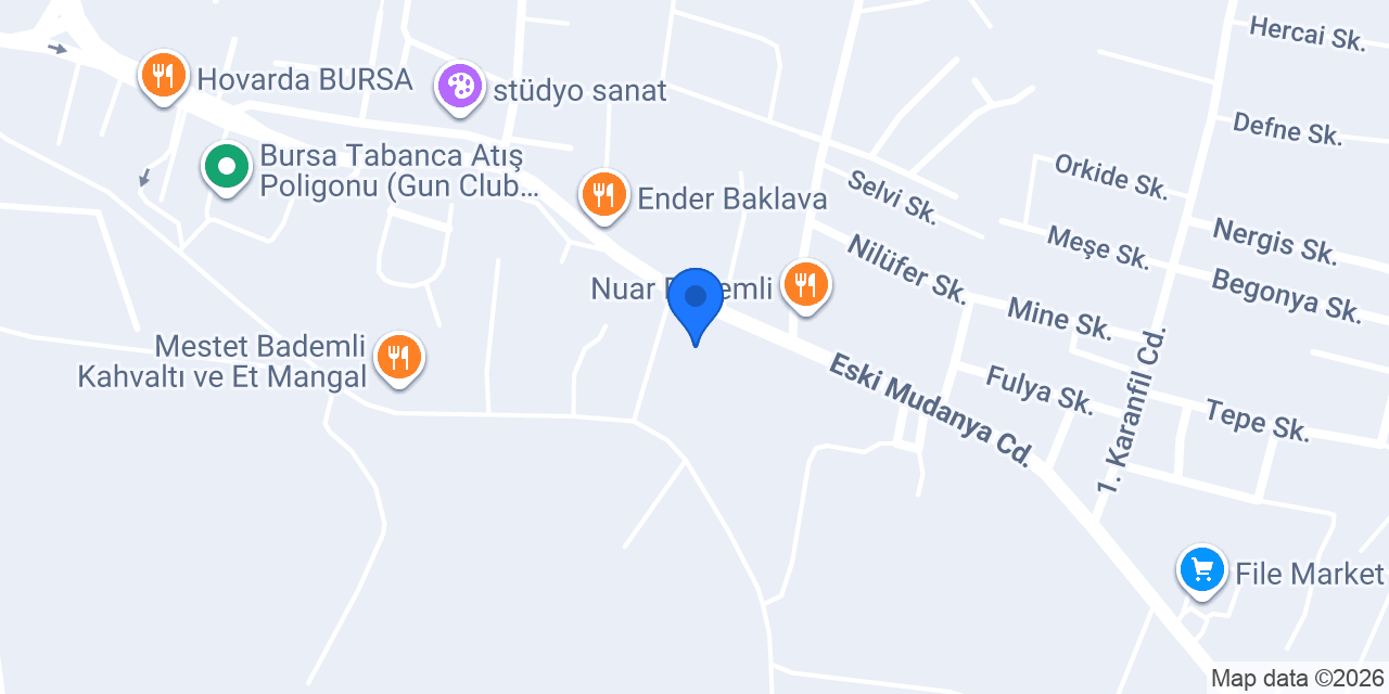 Atölye Kuaför konumu