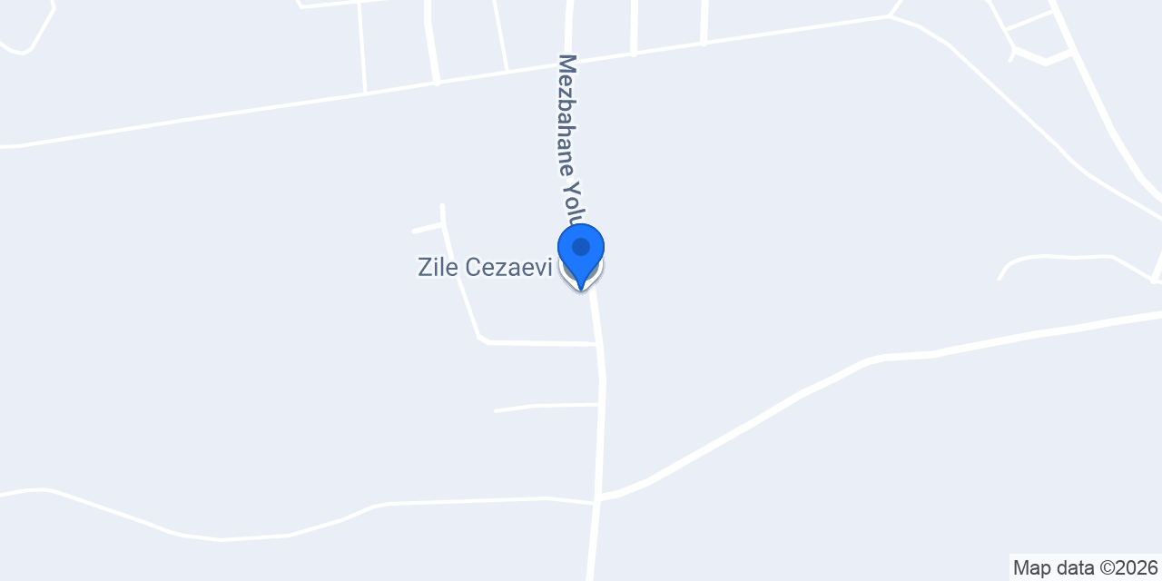 Zile Cezaevi konumu