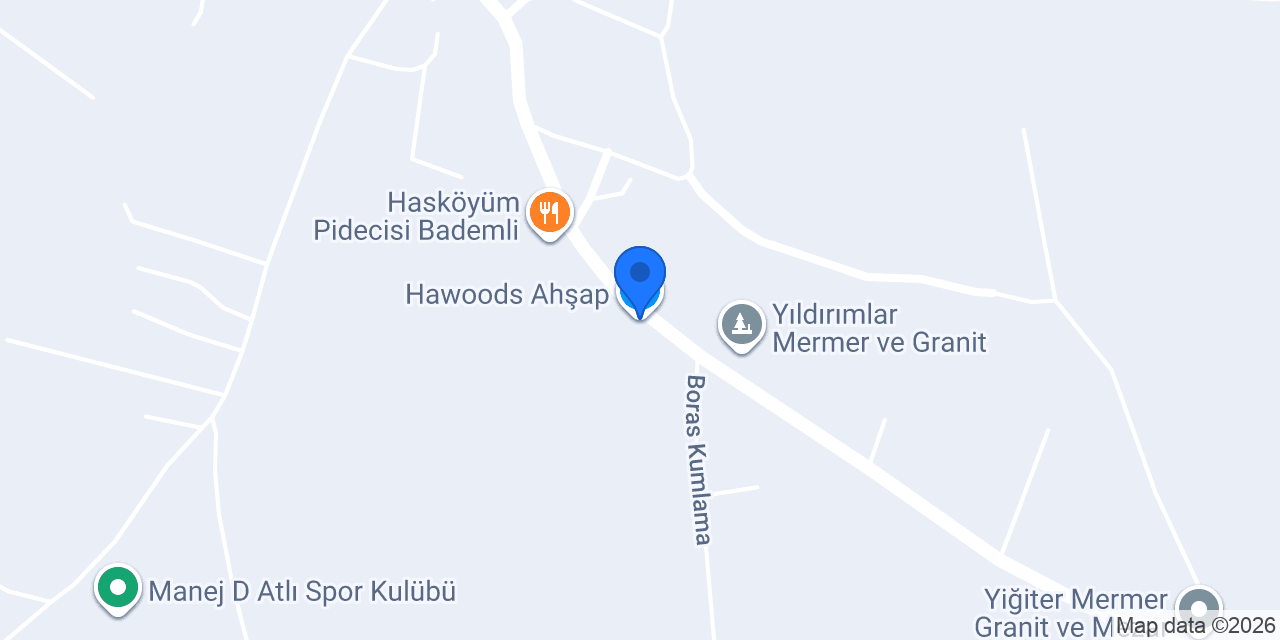 Hawoods Ahşap konumu