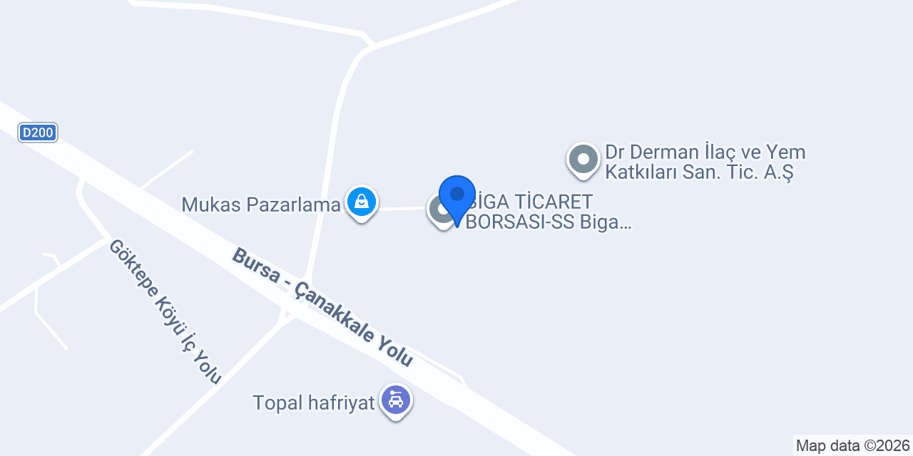 Biga Şenlik Tarım konumu