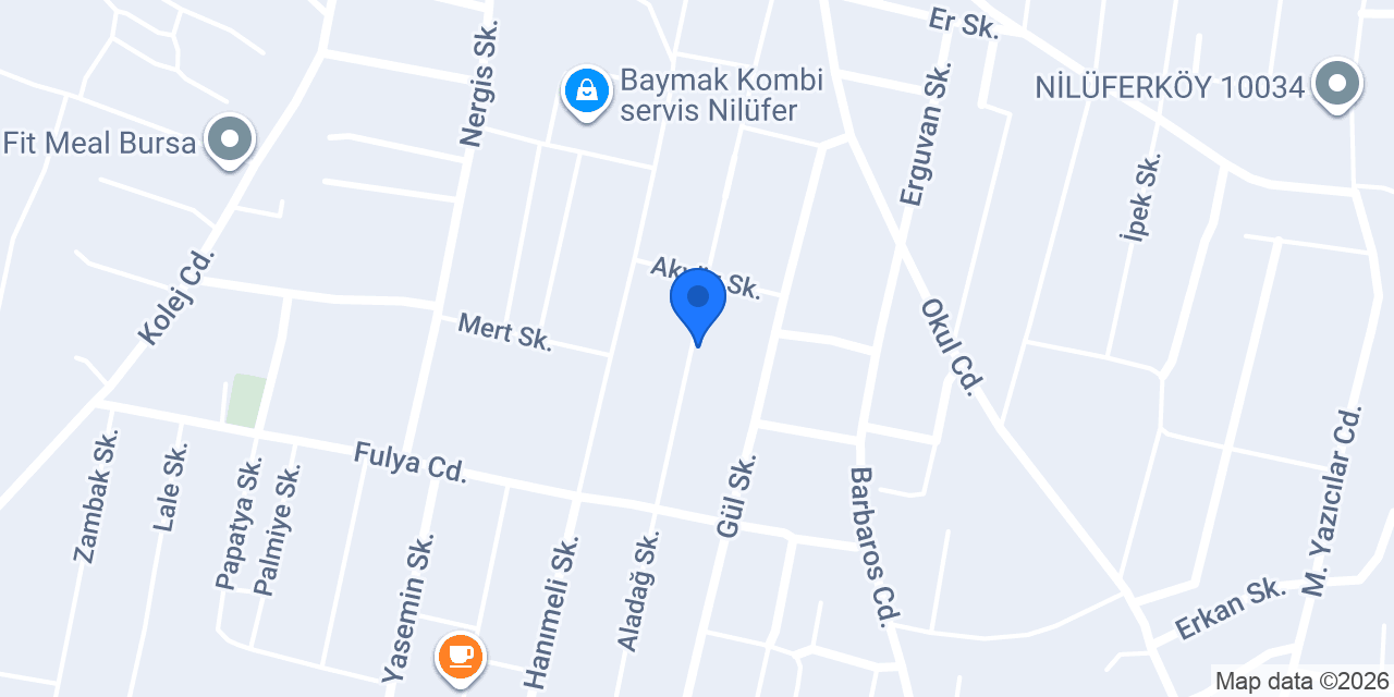 Çiftliklioğlu Elbise Temizleme konumu