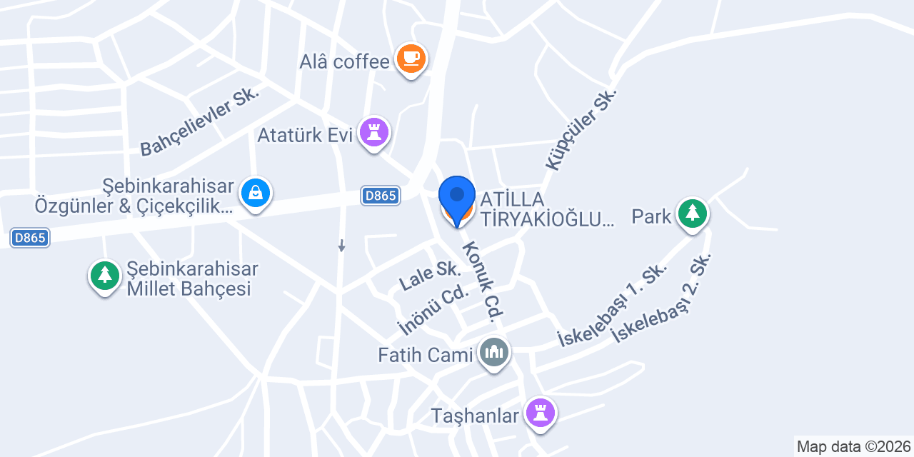 ATİLLA TİRYAKİOĞLU PESTİL & KÖME konumu