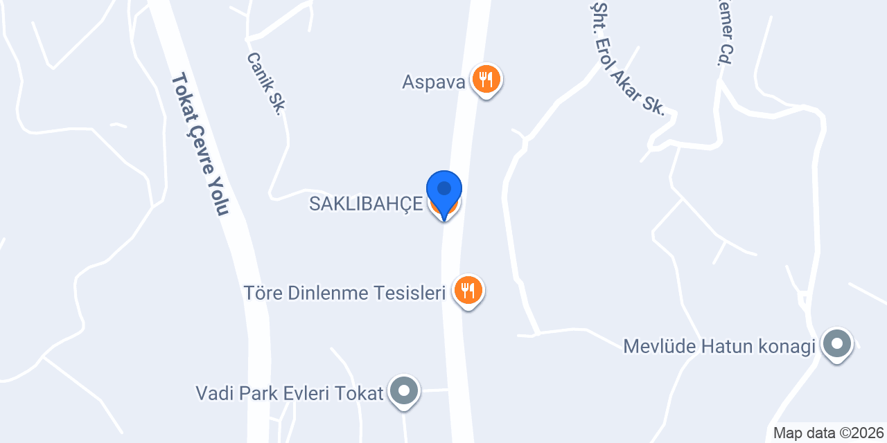 SAKLIBAHÇE konumu