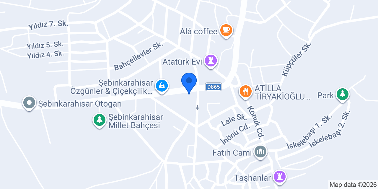 Kampüs kafe konumu