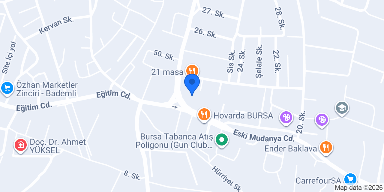 Bademli Pandora konumu