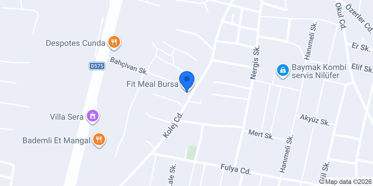 Fit Meal Bursa konumu