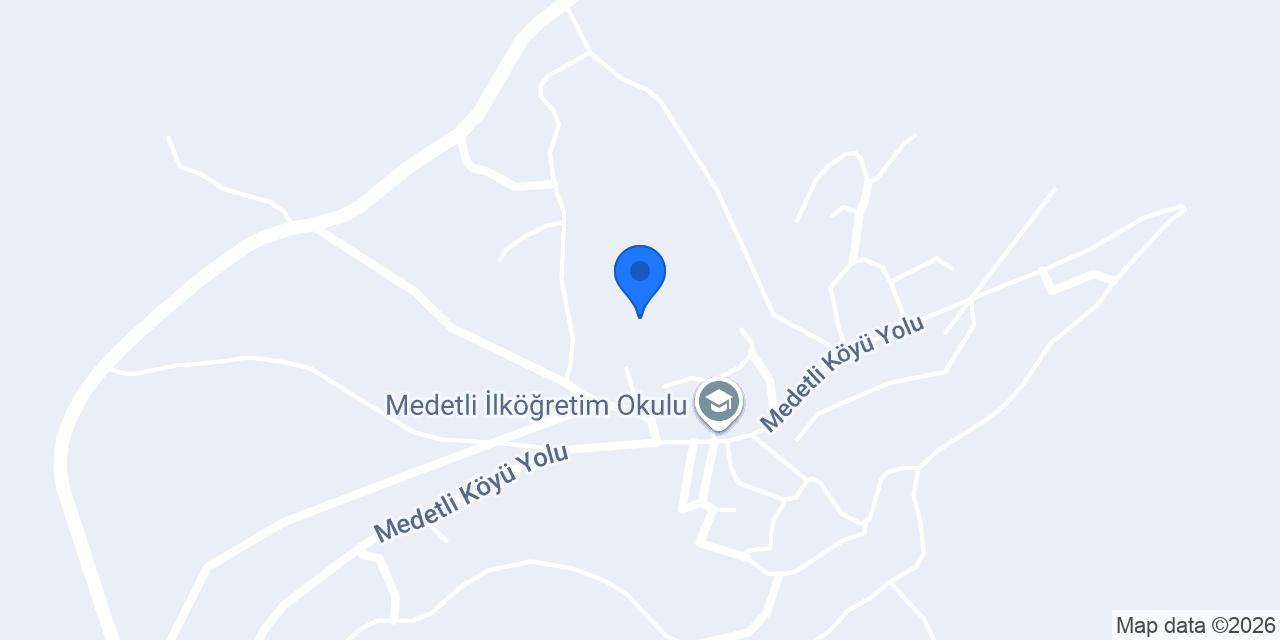 Medetli Köyü Muhtarlığı konumu