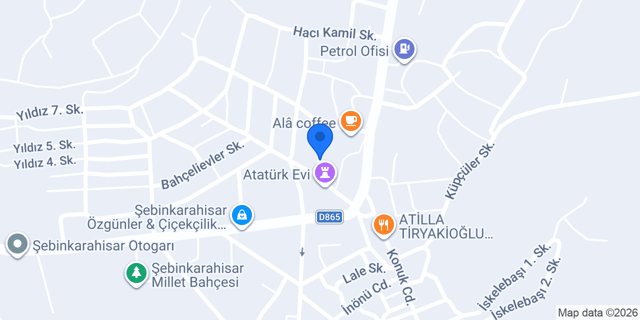 Harşit Veteriner Kliniği konumu