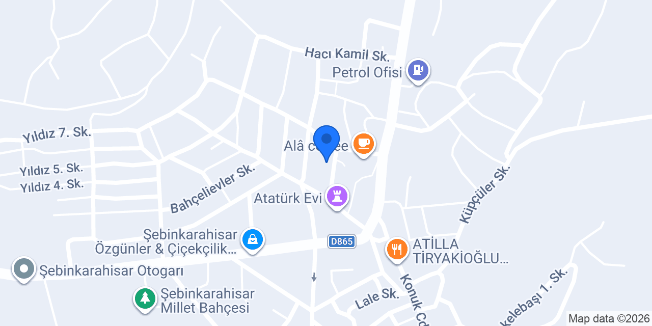 Pınar Cafe Restoran konumu