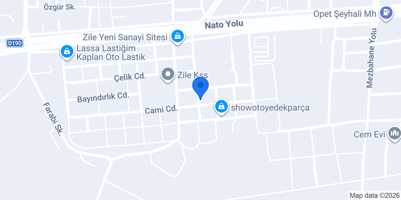 Evren Oto Boya konumu