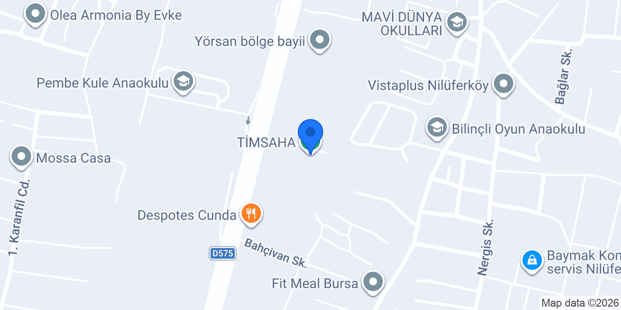 TİMSAHA konumu