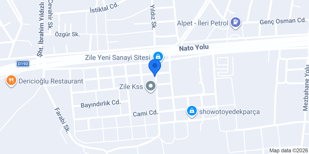 Deveci lezzet durağı konumu