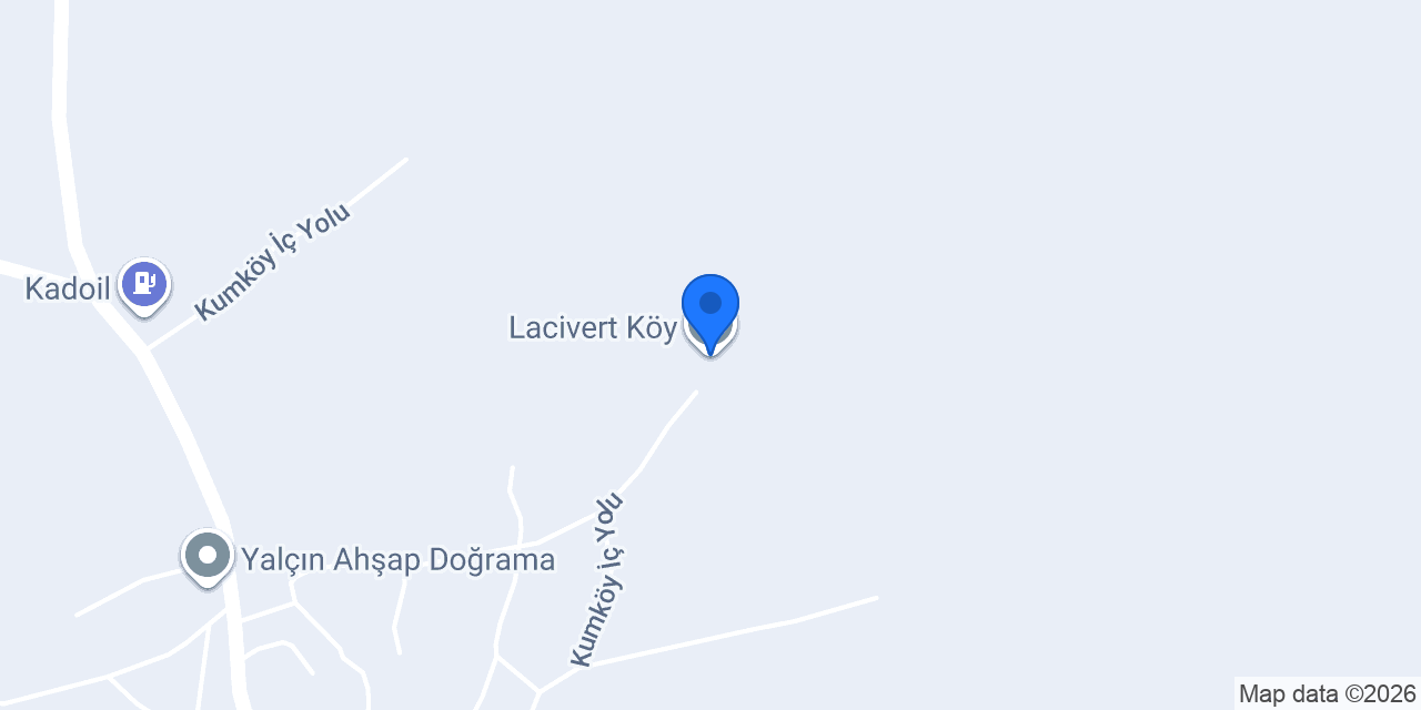 Lacivert Köy konumu