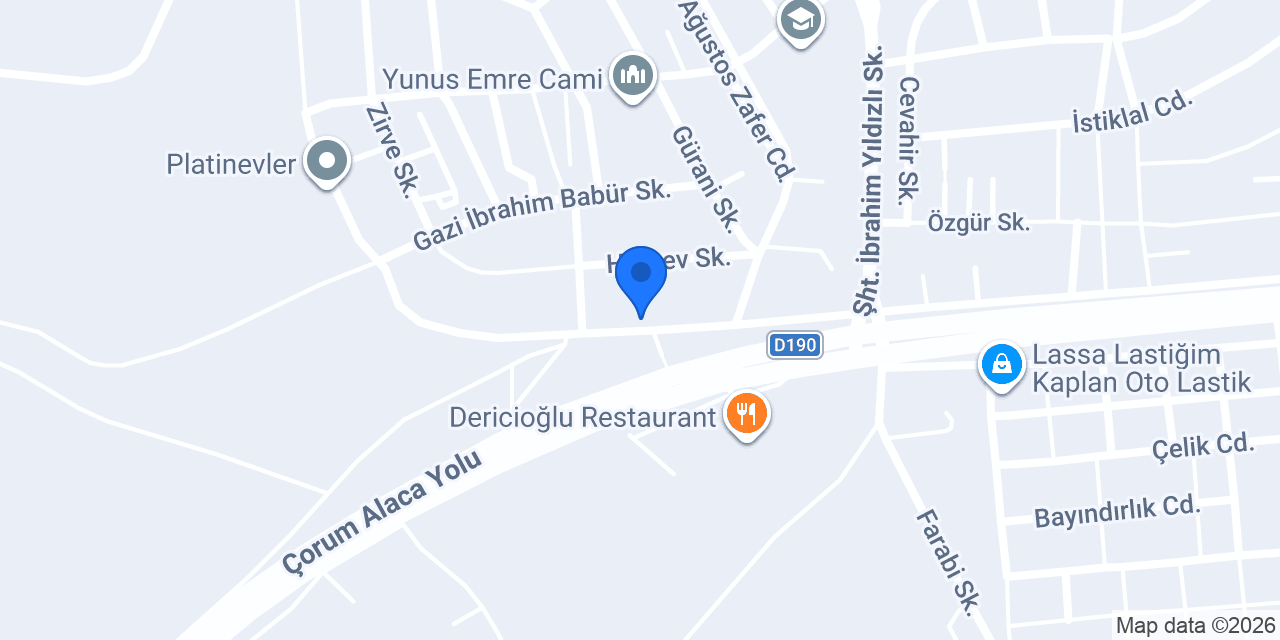 ÇANKAYA ŞAHİN MARKET konumu